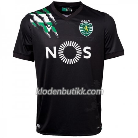 Sporting Lisbon Borte Fotballdrakt 2020-2021 Kortermet